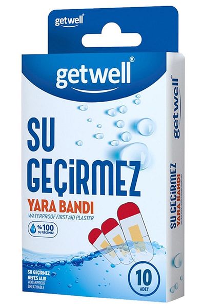 Getwell إسعافات مقاومة للماء 10 قطع