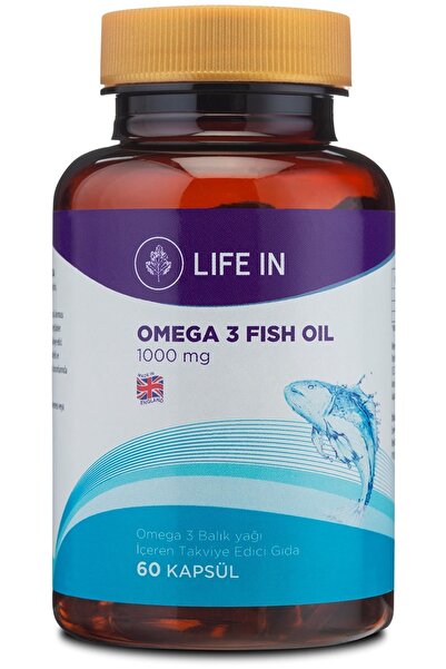 Life In Omega 3 Balık Yağı Kapsül K