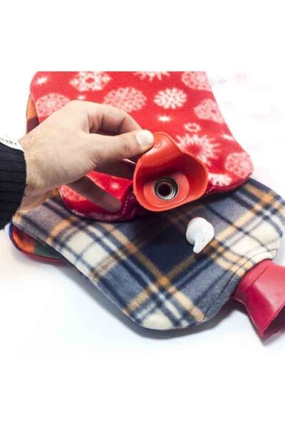 Genel Markalar Termafor Polar Kılıflı Sıcak El Ayak Isıtıcı Kompres Su Torbası