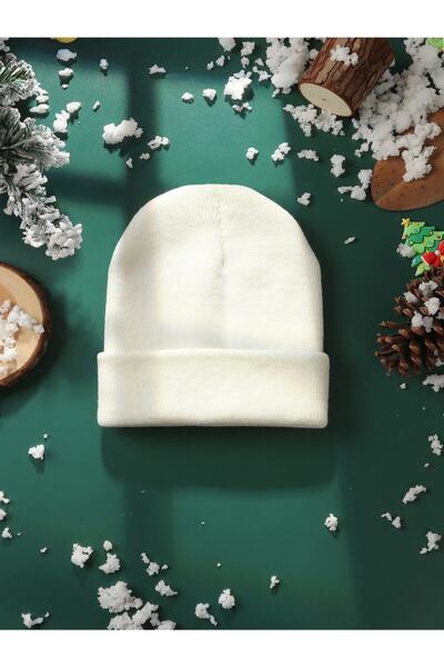 Goldmine Unisex Basic Beret White