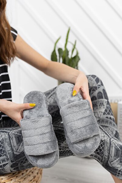 Moda Frato Modafrato Smt-01 Venkovní dámské vnitřní pantofle Zimní pantofle