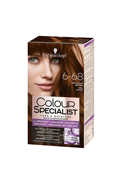 Schwarzkopf Colour Specialist Krem Boya - 6.68 Kızıl Kahve