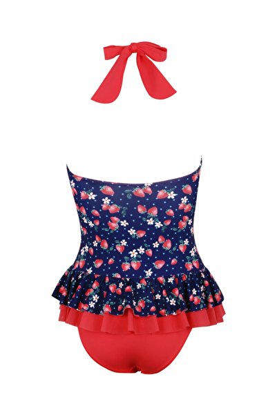 Kom Fraise الفراولة طباعة تكدرت ملابس السباحة للأطفال