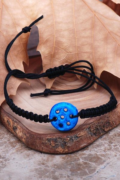Redstone Store 7 Holes Syriac Evil Eye Bead Bracelet