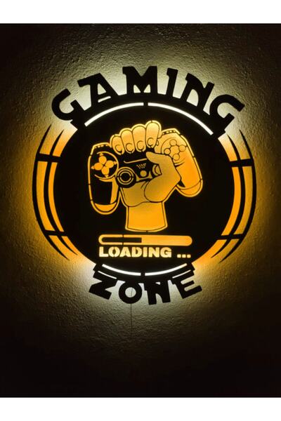 dekoraven Gaming Zone Led Işıklı Tablo