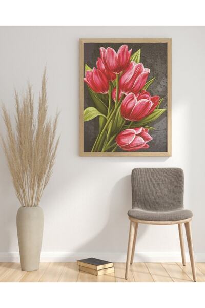 Nova Puzzle Nova 1000 Parça Kırmızı Laleler Puzzle