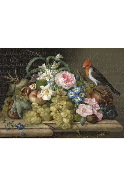 Nova Puzzle Nova 1000 Piece Flower Fruit And Bird Still Life Puzzle