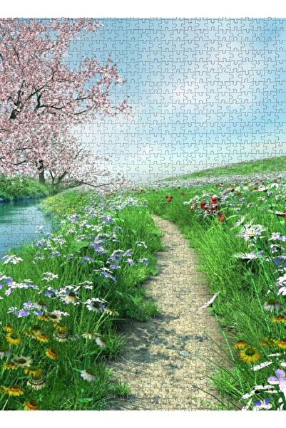Nova Puzzle Nova 1000 Piece Floral Path Puzzle - Travel to Tranquility