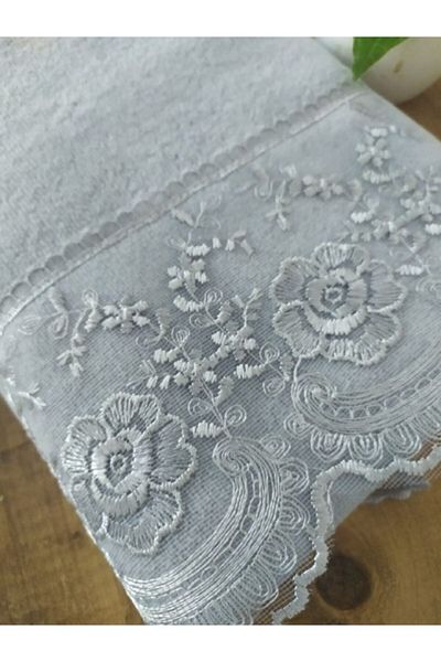 Çeyiz Bahçesi Lena Gray Towel 50&90