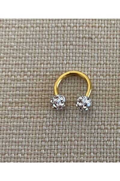 SU PERİSİ TAKI BİJUTERİ Gold Septum Shambala 6 Mm