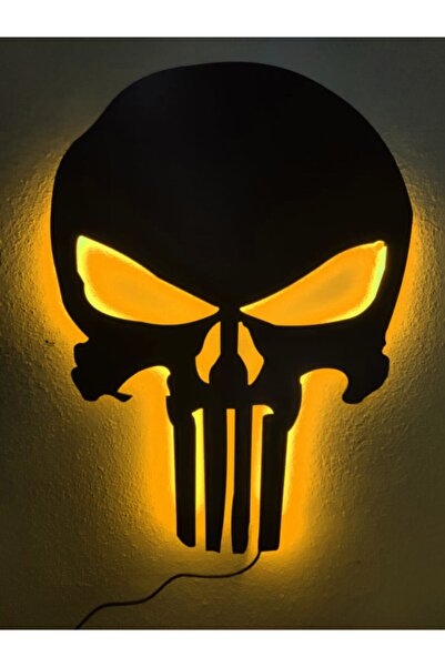 dekoraven Punisher Kumandalı Rgb 16 Renk Ledli Tablo