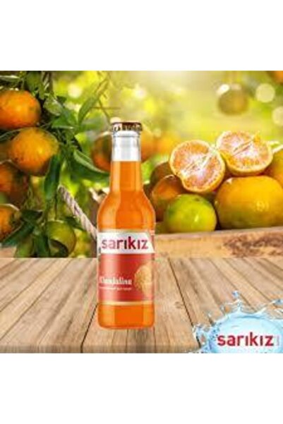 Sarıkız Mandalina Aromalı Maden Suyu 200ml 6'lı