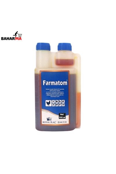 As Royal Farmatom Kanatlı Hayvanlar Için Özel Geliştirilmiş Vitamin Ürünü 500 Ml