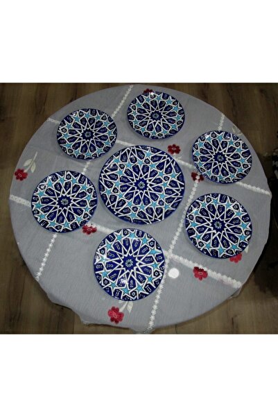 iznik hünkar çini Çini Tabak Pasta Kahvaltı Takımı