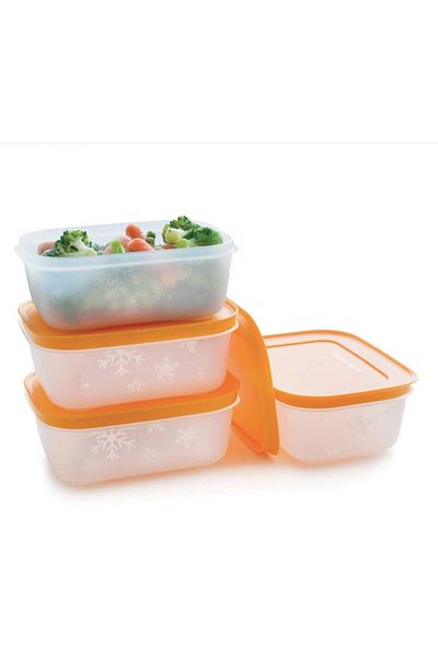 Tupperware Square Set 4 Pieces 450 ml Storage Container