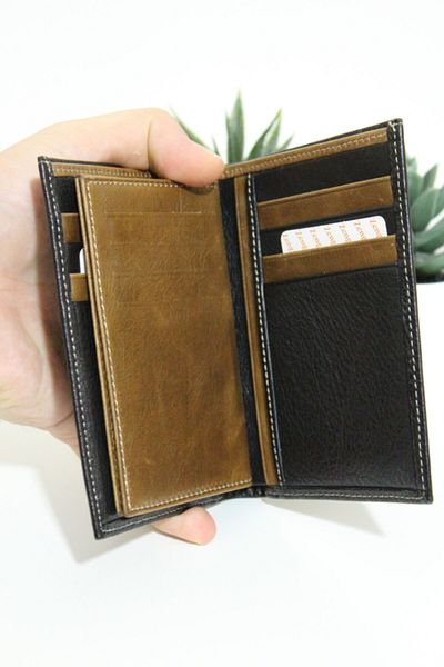 Zenga Z-classic Black+brown Men's Wallet