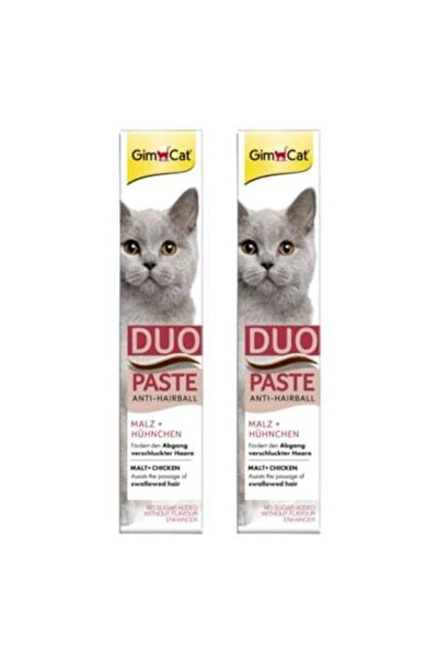 Gimcat Duo Paste Anti Hairball Tavuklu Malt Kedi Macunu 50 Gr X 2