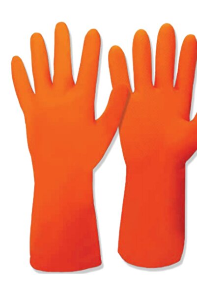 Meşem Pamuklu Sıvı ve Hava Geçirmez Kauçuk Xl Eldiven