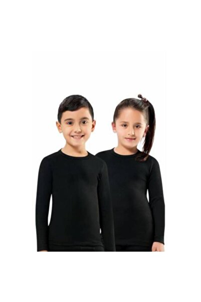 KOTA Unisex Παιδικό Μαύρο Θερμικό Μακρυμάνικο