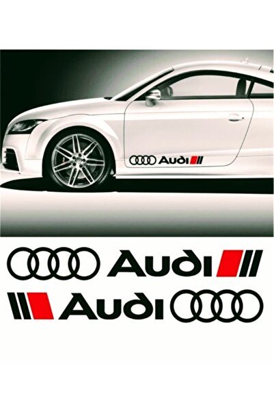 Redline Grafik Audi Motor Sports Oto Sticker Yapıştırma 2 Adet