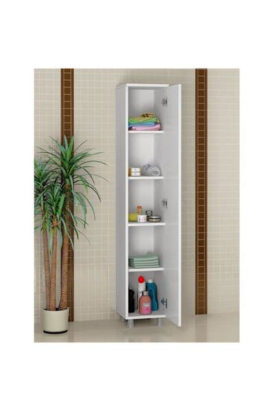 Genel Markalar Gökberk Gb-2000 5 Raflı Tek Kapaklı Banyo Dolabı