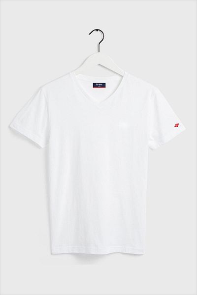 AYYILDIZ Ανδρικό T-shirt σε λευκό λαιμόκοψη 59521