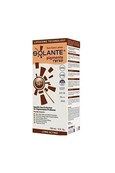 Solante Pigmenta Tinted Spf 50+ Losyon 150 ml 5678ıuytree456ygfdswe