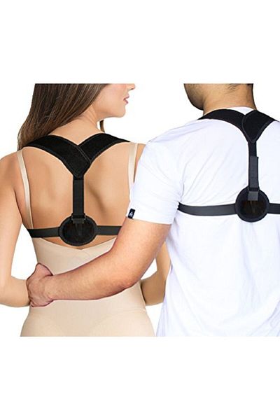 ZEYZEN Unisex Black Posture Corrector Body Corset