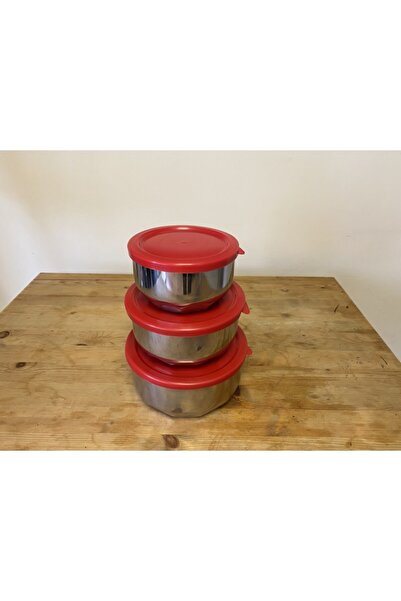 SWORD Minimall All 3 Lü Paslanmaz Çelik Saklama Kabı 6 Parça