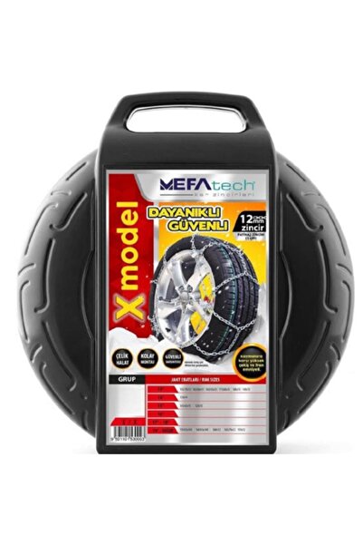 MEFATECH Takmatik X Kar Patinaj Zinciri 175/70x12 4 No