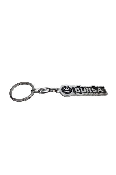 FERMAN HEDİYELİK Bursa 16 Model Steel Plate Keychain