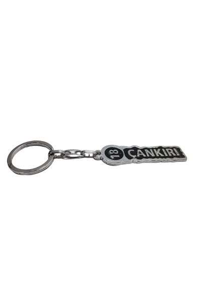 FERMAN HEDİYELİK Steel Plate Keychain - Çankırı 18