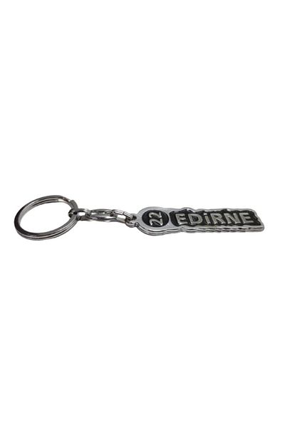 FERMAN HEDİYELİK Edirne 22 Model Steel Plate Keychain