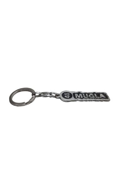 FERMAN HEDİYELİK Muğla 48 - Steel Plate Keychain