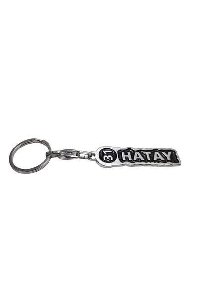 FERMAN HEDİYELİK Hatay 31 - Steel Plate Keychain