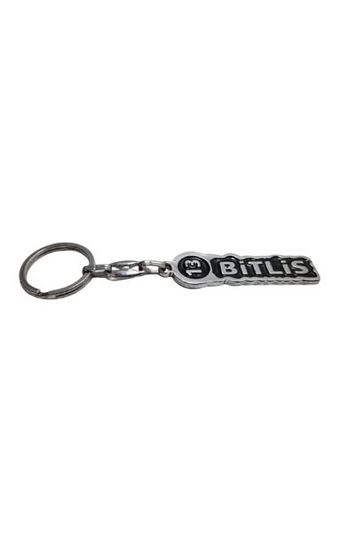 FERMAN HEDİYELİK Bitlis 13 - Steel Plate Keychain