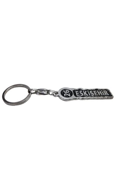 FERMAN HEDİYELİK Steel Plate Keychain - Eskişehir 26