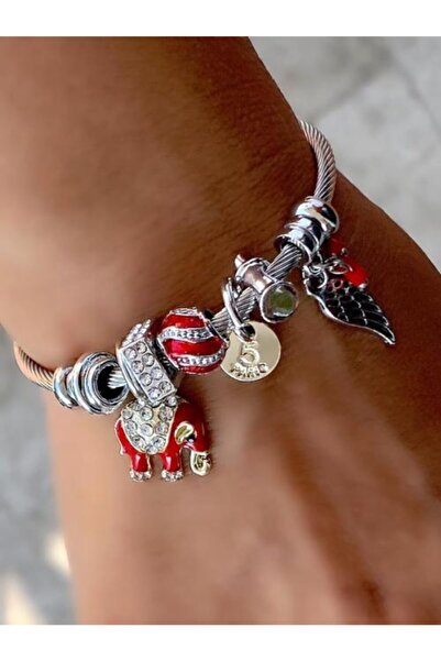 MyladyAccessoriess سوار نسائي ساحر على شكل فيل