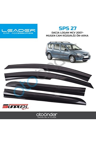 SUNPLEX Dacia Logan Mcv 13-19 uyumlu Mügen Cam Rüzgarlığı Ön-arka