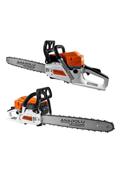 Anadolu Strong Ans1041 Profesyonel 2.9hp Benzinli Motorlu Testere 45cm Palalı Ağaç Kesme Motoru