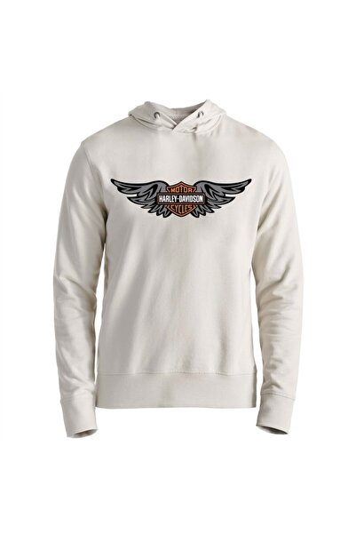 Alfa Tshirt Unisex Ecru Printed Sweatshirt