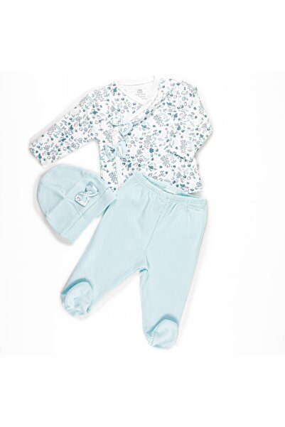 Bibaby Kız Bebek  Mint Yeşil 3'lü Hastane Çıkışı