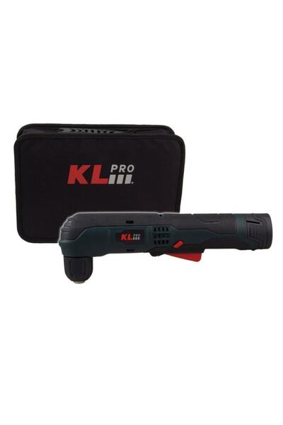 KLPRO Dik Açılı Matkap Çift Akülü Profesyonel 10,8volt/2.0ah Li-ion Kldam1020