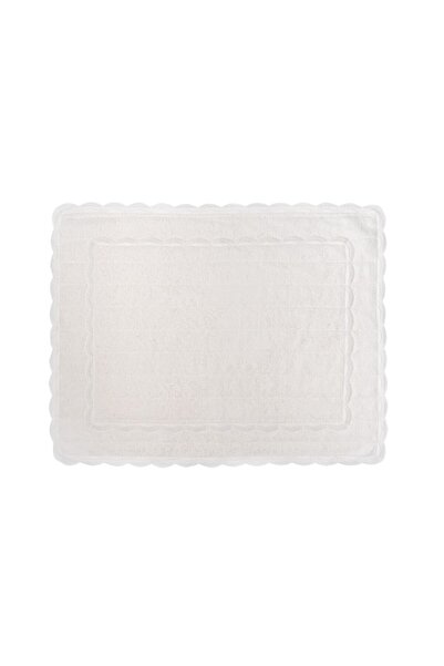 Gül Güler Dantelli Ayak Havlusu