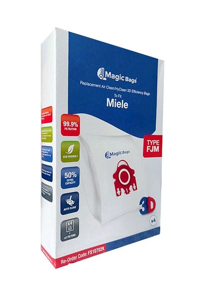 MFS Miele S 8310 - باركيه باورلين، 4 أكياس غبار مع صندوق إلكتروني