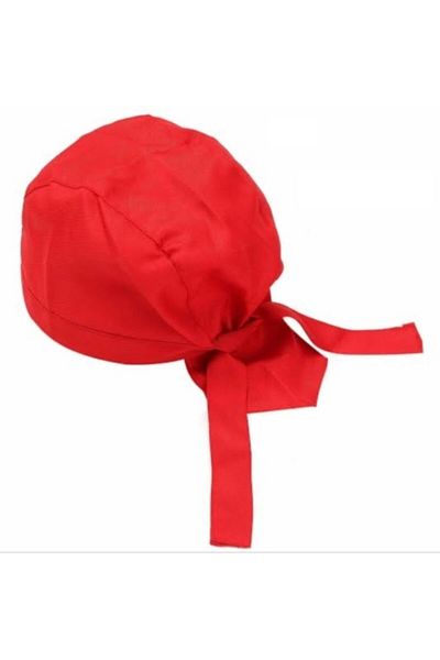 ADALILAR İŞ ELBİSELERİ Cook Cap Hat Bandana (red)