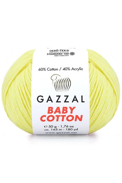 Gazzal Βρεφικό βαμβακερό νήμα Amigurumi Πλεκτό χειροποίητο νήμα πλεξίματος Punch Ipi 50 Gr 3413