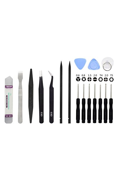 Genel Markalar Ultra Profesyonel Servis Ürünü 17 Parça Cep Telefonu Tamir Set...