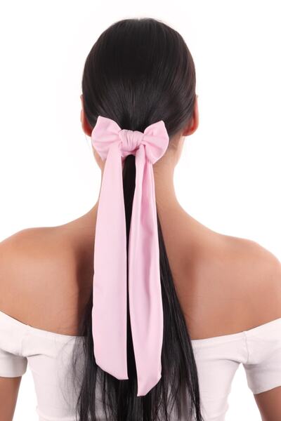 hahai accessories Hahai Women's Long Ribbon Model Scrunchie Buckle