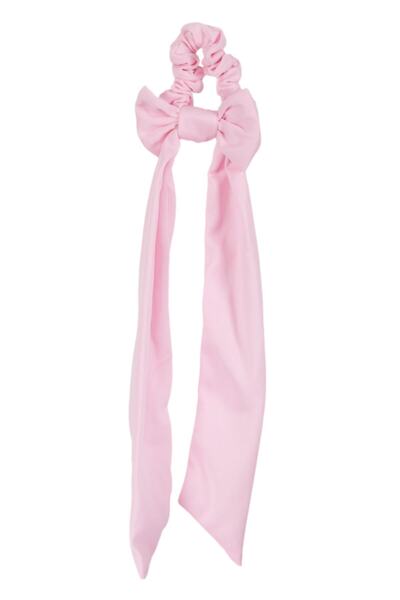 hahai accessories Hahai Women's Long Ribbon Model Scrunchie Buckle